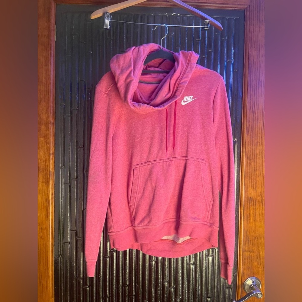 Nike Pink tunnel hoodie